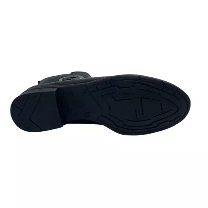 Bota Cano Curto Feminina Bottero em Couro Preta 361730