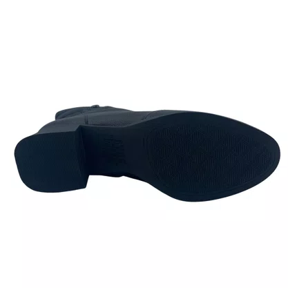 Bota Casual Couro Dakota Cano Baixo Preta 2781