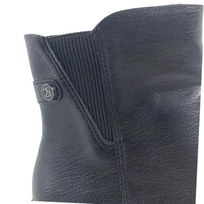 Bota Chelsea Piccadilly Preta 653025 Cano Curto