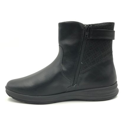 Bota Comfortflex Cano Baixo Preta 2391301
