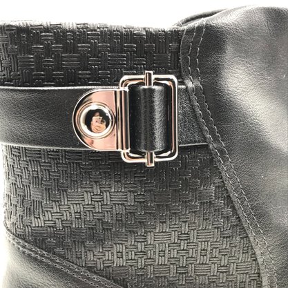 Bota Comfortflex Cano Baixo Preta 2391301
