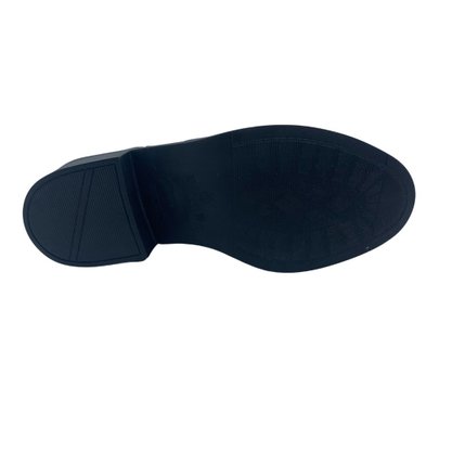 Bota Comfortflex Casual Couro Cano Baixo Preta 2569301