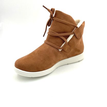 Bota Comfortflex Forro de Lã Camurça Caramelo 2264302
