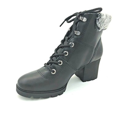 Bota Coturno Dakota Tratorada Couro Preta 3721