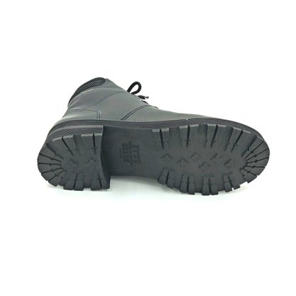 Bota Coturno Dakota Tratorada Couro Preta 3881