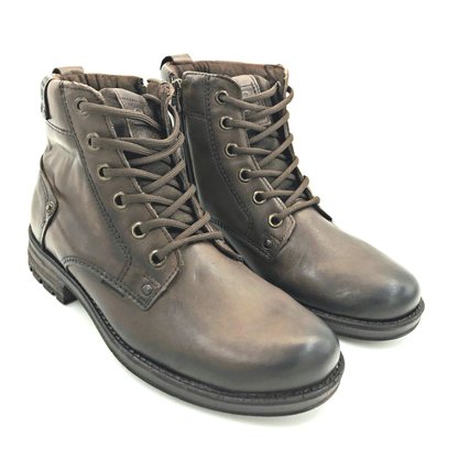 Bota Coturno Masculino Pegada Couro Café 181305