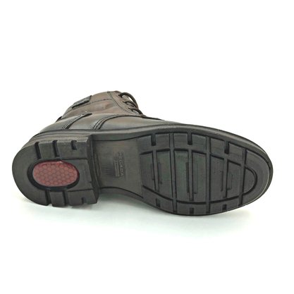 Bota Coturno Masculino Pegada Couro Café 181305
