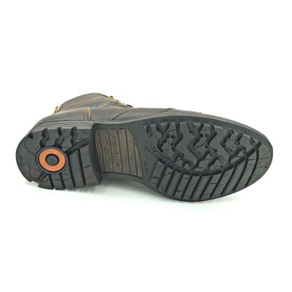 Bota Coturno Masculino Pegada Couro Castanho 180743