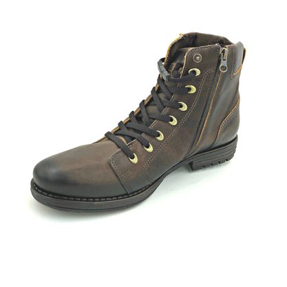 Bota Coturno Masculino Pegada Couro Castanho 180743
