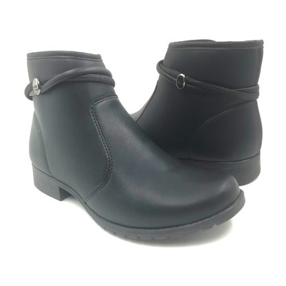 Bota Dakota Cano Baixo Preta 9554