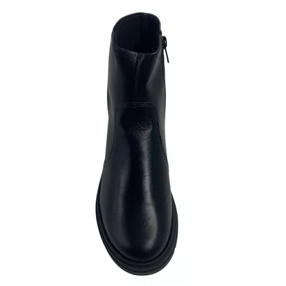 Bota Dakota Couro Preta D2411 Cano Curto Tratorada