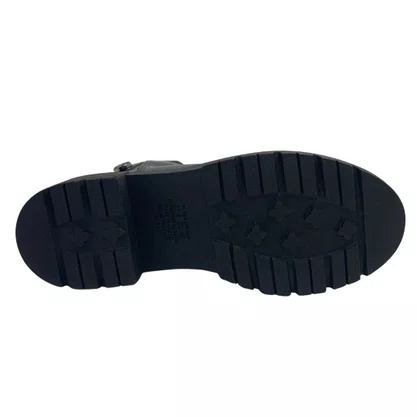 Bota Dakota Couro Preta D2411 Cano Curto Tratorada