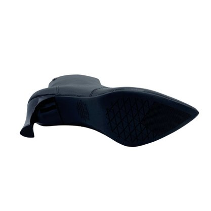 Bota Dakota Salto Fino Cano Baixo Preta 0321