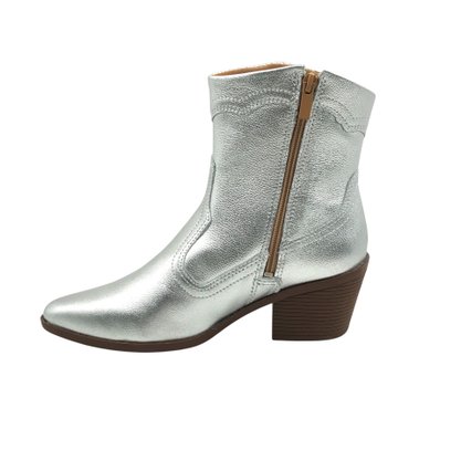 Bota Dakota Western Country Couro Prata 6021