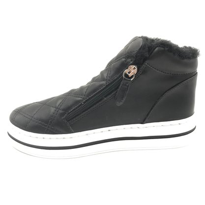 Bota Dalla Vecchia com Pelo Preta 20280688
