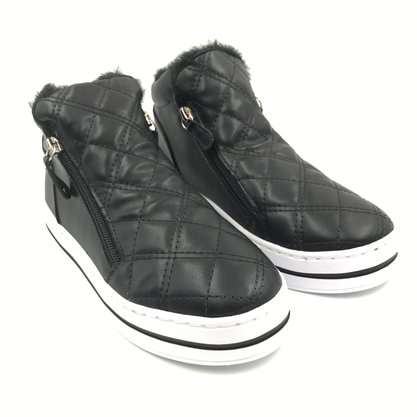 Bota Dalla Vecchia com Pelo Preta 20280688