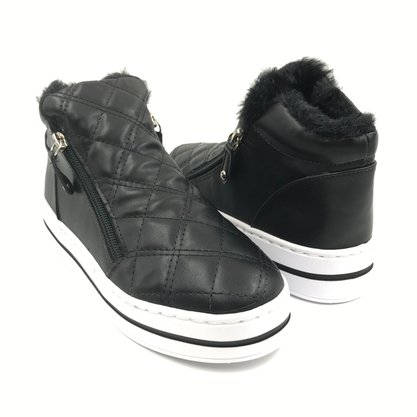 Bota Dalla Vecchia com Pelo Preta 20280688