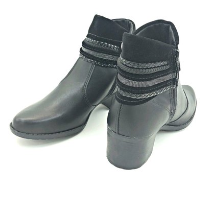 Bota Feminina Cano Curto Mississipi Preta Q3621