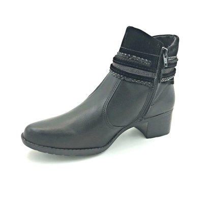 Bota Feminina Cano Curto Mississipi Preta Q3621