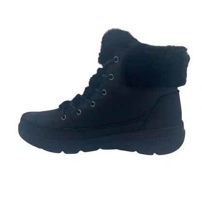 Bota Feminina Skechers Glacial Ultra Wonderland Preta