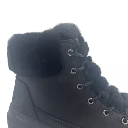 Bota Feminina Skechers Glacial Ultra Wonderland Preta