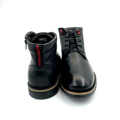 Bota Ferracini Couro Preta Bangkok 2950