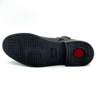 Bota Ferracini Couro Preta Bangkok 2950