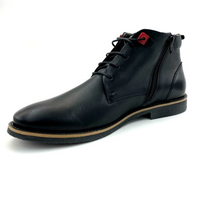 Bota Ferracini Couro Preta Bangkok 2950