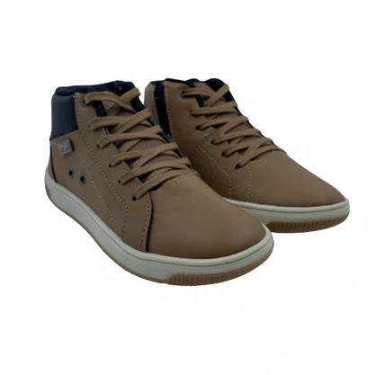 Bota Kidy Menino Casual 360° Anatômica Marrom 110386