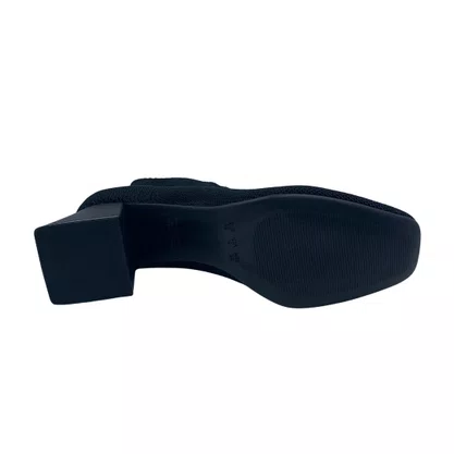 Bota Knit Bebecê Preta Salto Confortável Tipo Meia 4414262