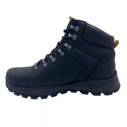 Bota Macboot Masculina Couro Prova D´Água Preta Alpes
