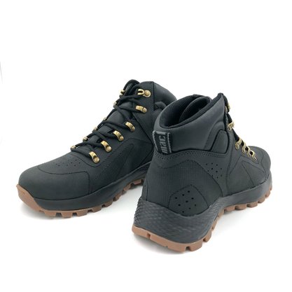 Bota Macboot Preta Nobuck Ripsalis Flutua