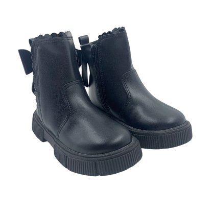 Bota Mini Sua Cia Baby Tratorada com Laço Preta 688