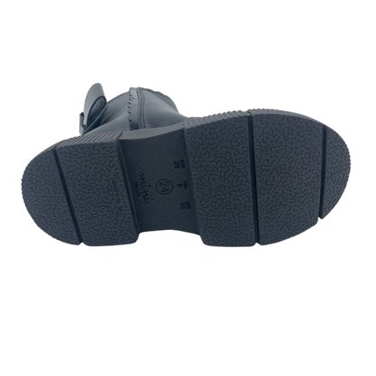 Bota Mini Sua Cia Baby Tratorada com Laço Preta 688