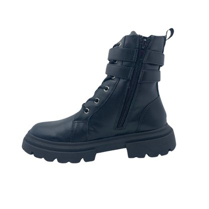 Bota Mini Sua Cia Coturno Tratorado com Fivela Preto 52063