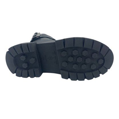 Bota Mini Sua Cia Coturno Tratorado com Fivela Preto 52063