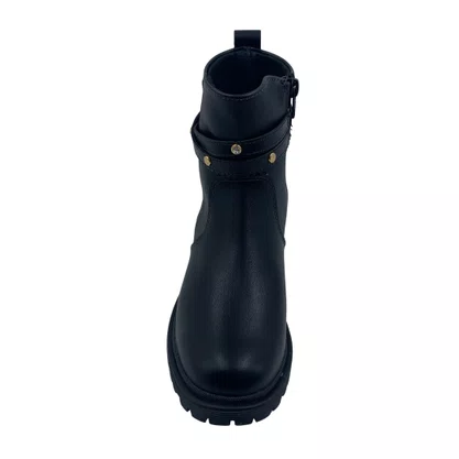 Bota Mini Sua Cia Preta 52211 Cano Curto Tratorada