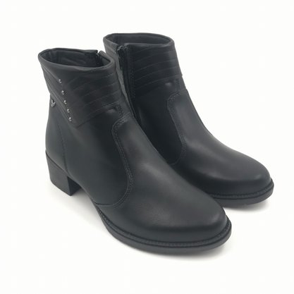 Bota Mississipi Cano Baixo com Spike Preta 852