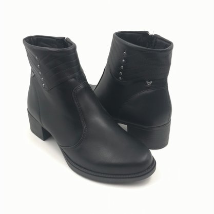 Bota Mississipi Cano Baixo com Spike Preta 852