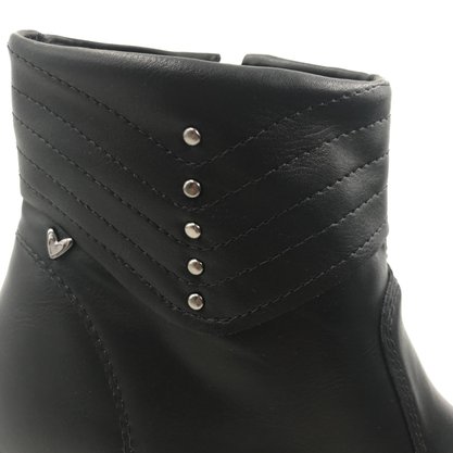 Bota Mississipi Cano Baixo com Spike Preta 852