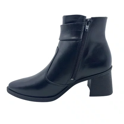 Bota Mississipi Cano Curto Bico Fino Preta 311