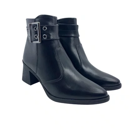 Bota Mississipi Cano Curto Bico Fino Preta 311
