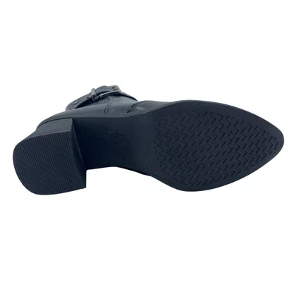 Bota Mississipi Cano Curto Bico Fino Preta 311