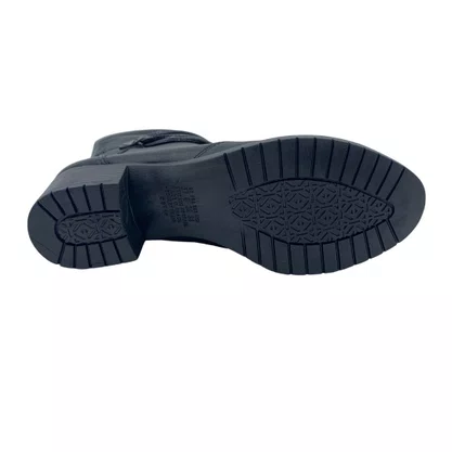 Bota Mississipi Cano Curto Salto Bloco Preta 802
