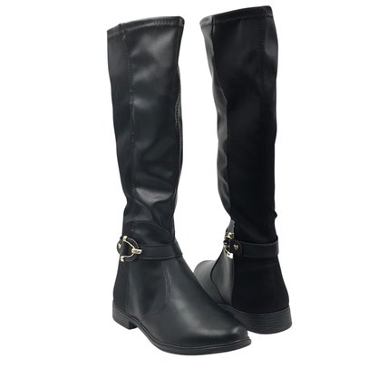 Bota Mississipi Cano Longo Montaria Preta 8961