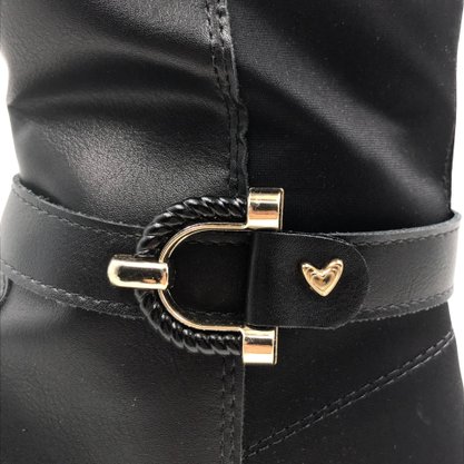 Bota Mississipi Cano Longo Montaria Preta 8961