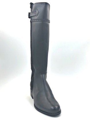 Bota Montaria Bottero Cano Alto Couro Preta 267103