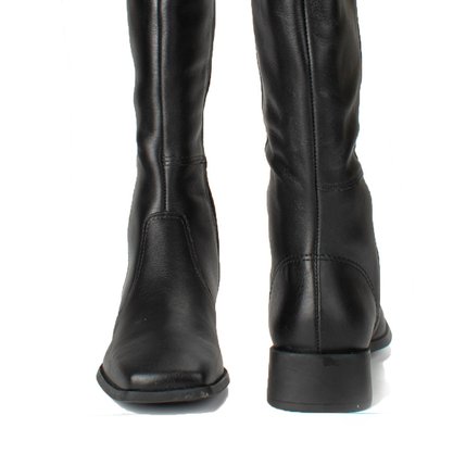 Bota Montaria Dakota Cano Alto Couro Preta G4872