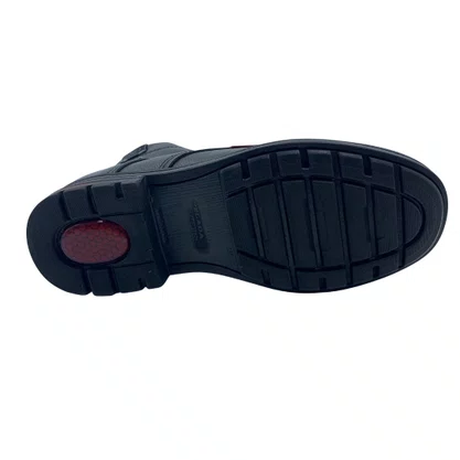 Bota Pegada Coturno Masculina Couro Preta 181305