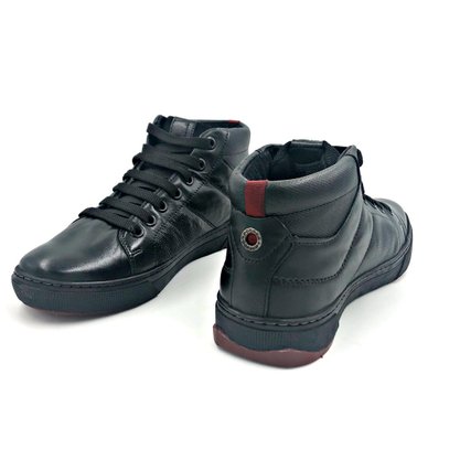 Bota Pegada Couro Natural Preto com Elástico 118903